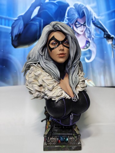 Busto black cat felicia hardy - black,