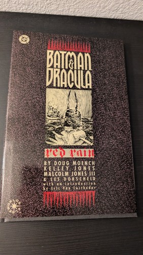 Batman and dracula red rain - batman,