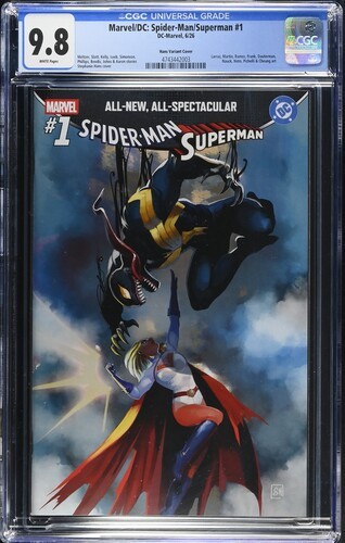 Marvel superman spider - dc/marvel:, superman/spider-man