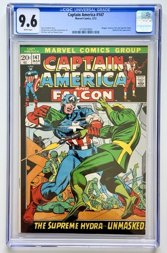 Captain america 147 cgc 9 - america,